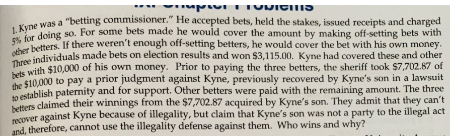 Please clearly label each part (Issue, rule,