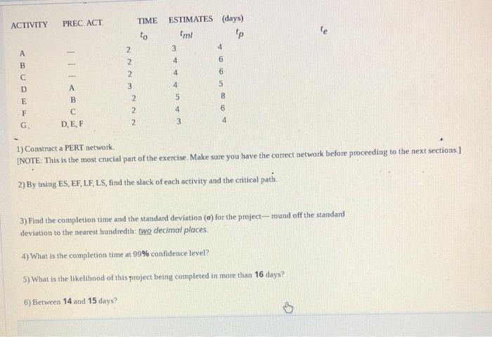 please only answer question 5 and 6. however,