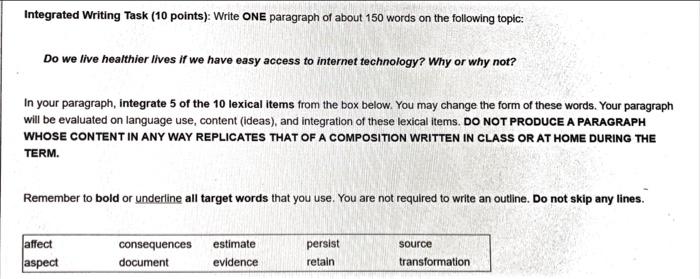 Please do not plagiarize it's only 150 words and
