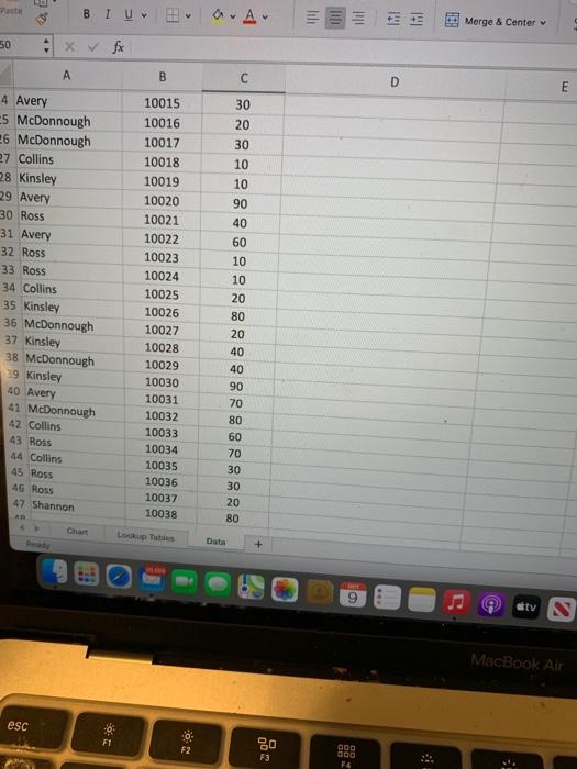 its an excel lab , data X G H A D 8 European