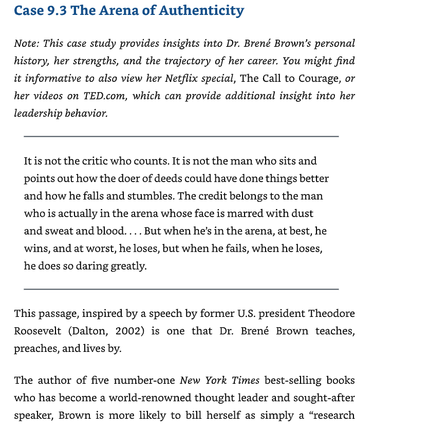 Case 9.3 The Arena of Authenticity Note: This