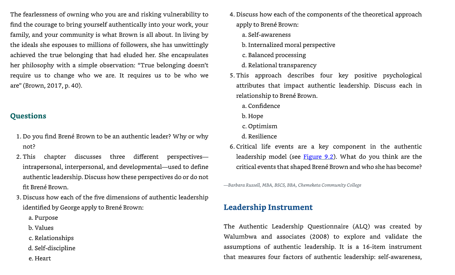 Case 9.3 The Arena of Authenticity Note: This