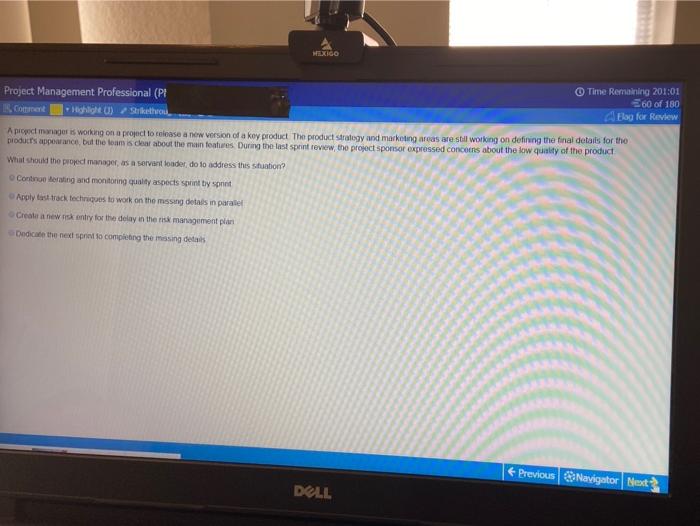 MEXIGO Time Remaining 201:01 Project Management