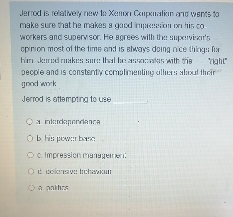 Jerrod is relatively new to Xenon Corporation and