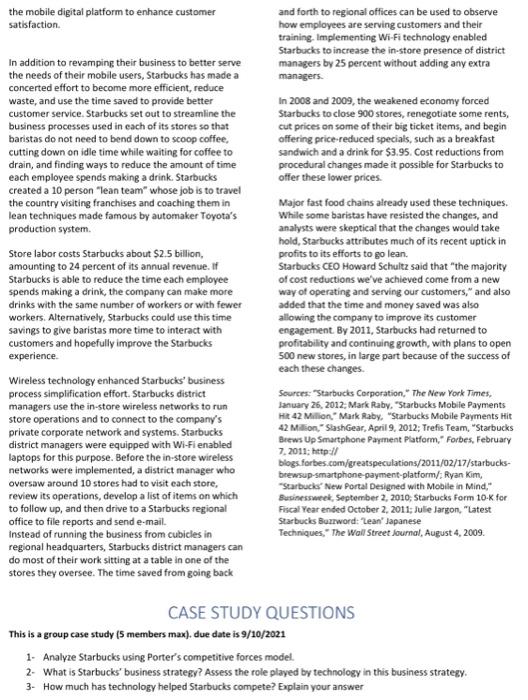 Starbucks is the world's largest specialty coffee