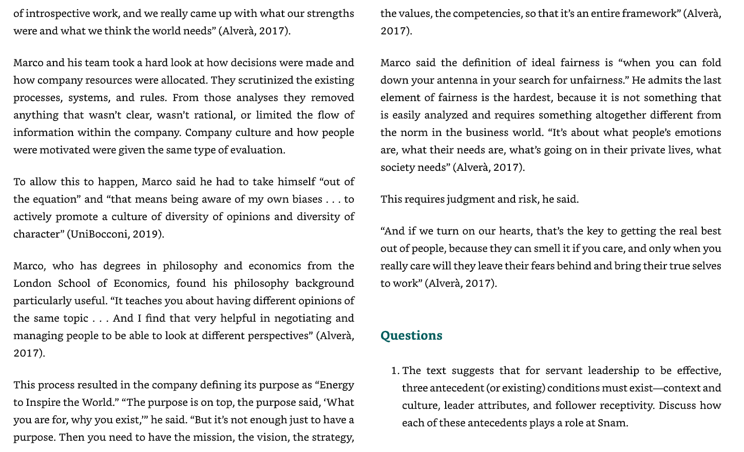 Case 10.3 Energy to Inspire the World Marco Alver