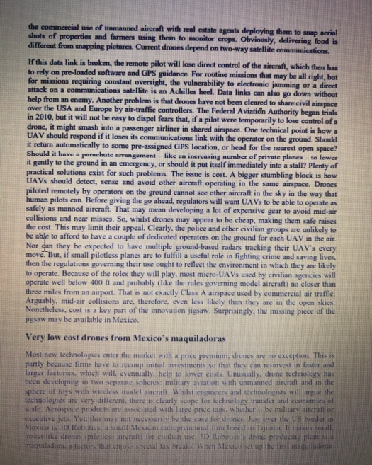 Pizza delivery with unmanned drones In the summer