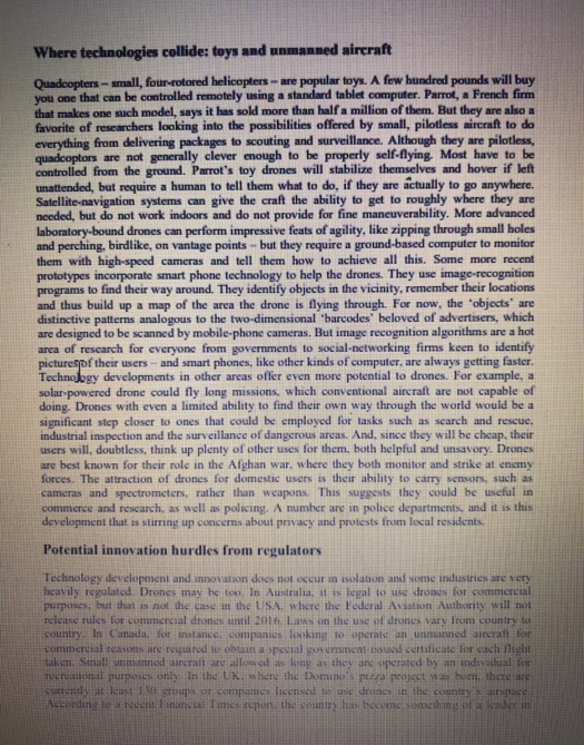 Pizza delivery with unmanned drones In the summer