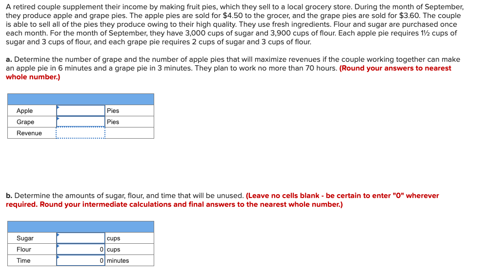 A retired couple supplement their income by