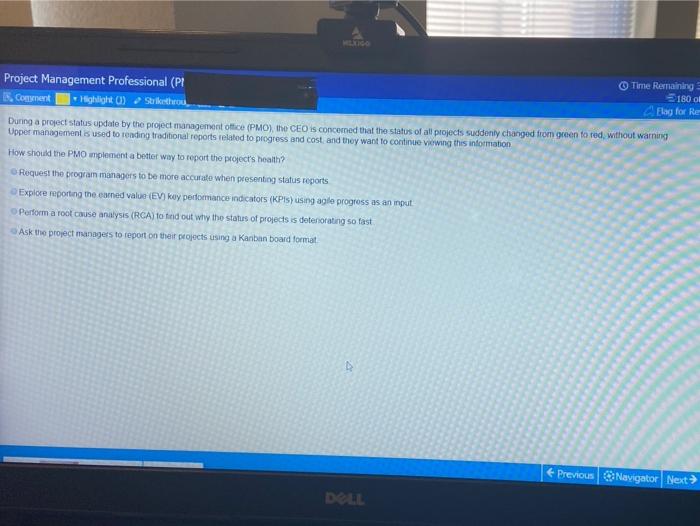 Time Remaining Project Management Professional (P