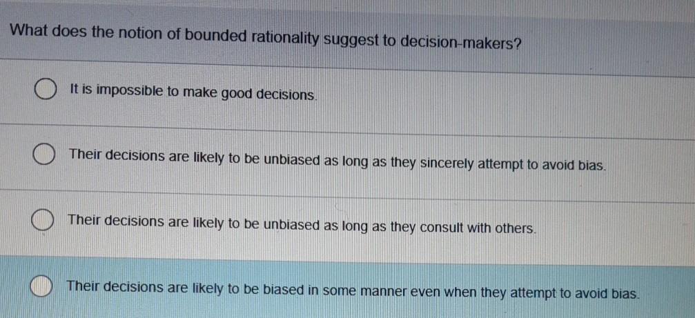 Please help ORGB1135 Better decisions can be made