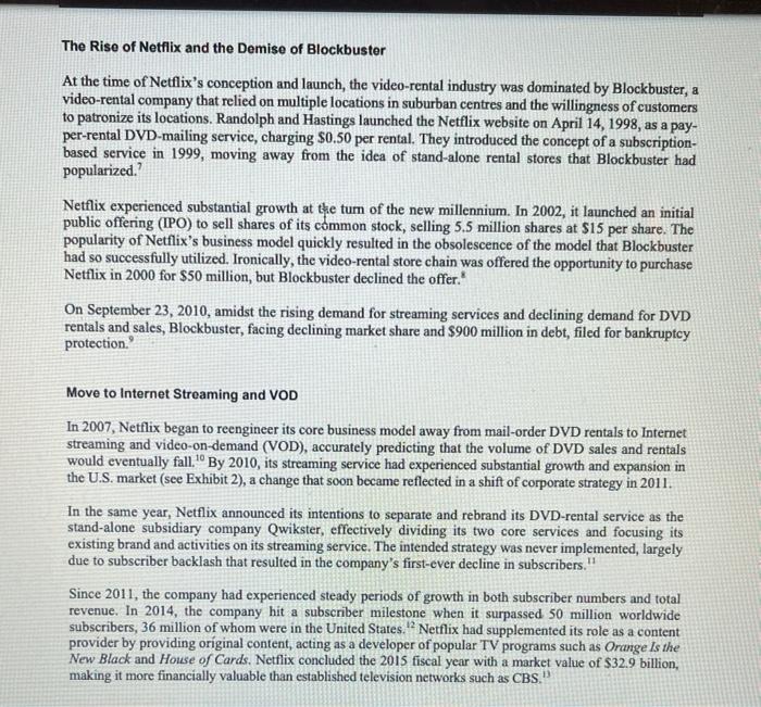 In October 2015, Netflix released its report on