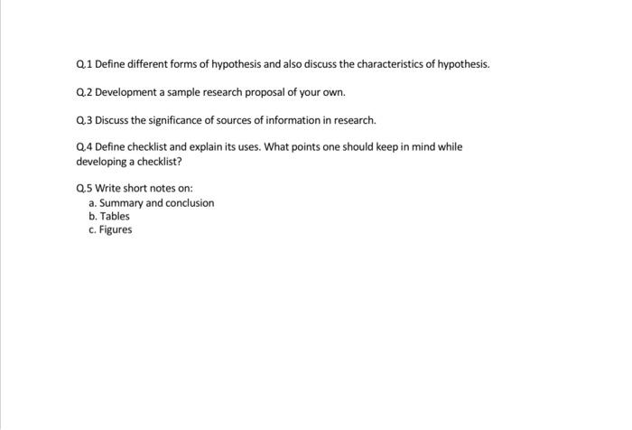 Subject: Eductional Reasearch for Teacher Q.2