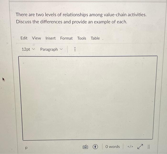There are two levels of relationships among