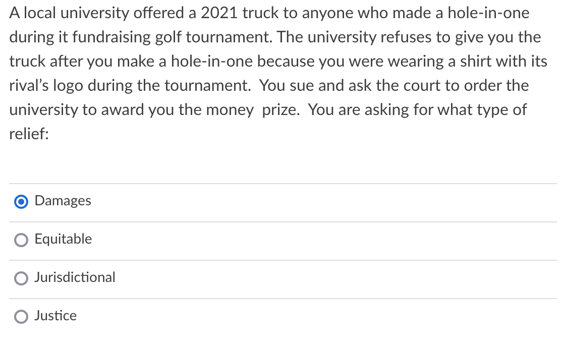A local university offered a 2021 truck to anyone