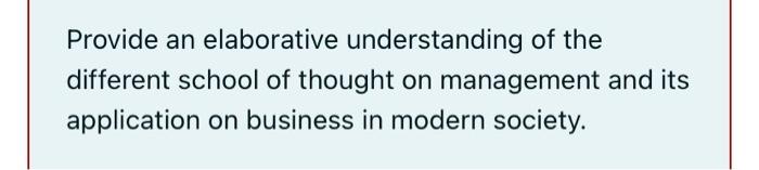 Provide an elaborative understanding of the