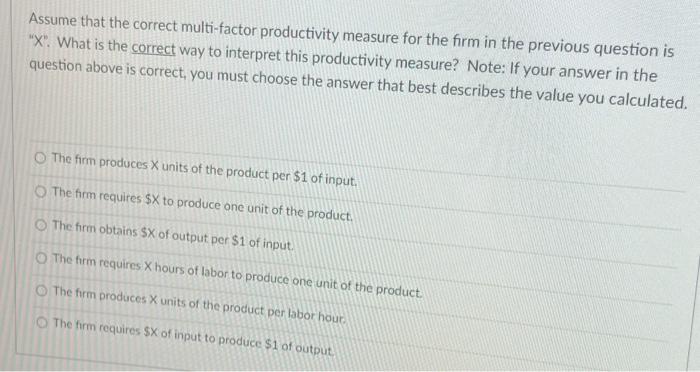 A firm produces and sells a product for $200 per