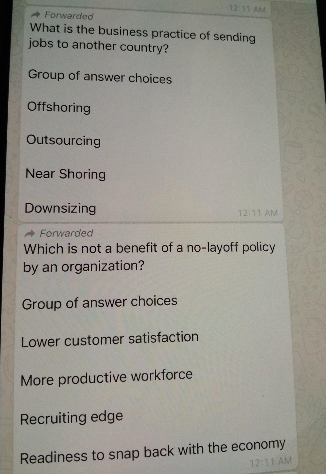 12:11 AM Forwarded What is the business practice