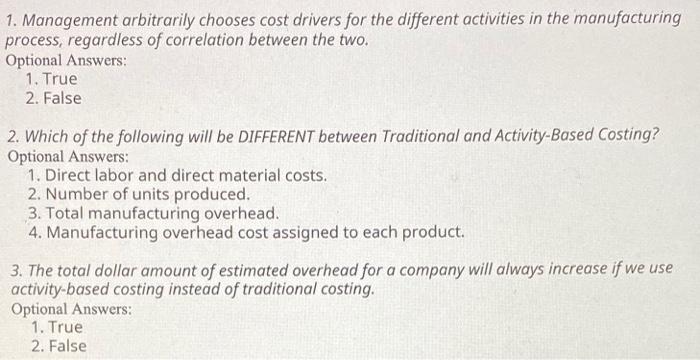 as soon as possible 1. Management arbitrarily