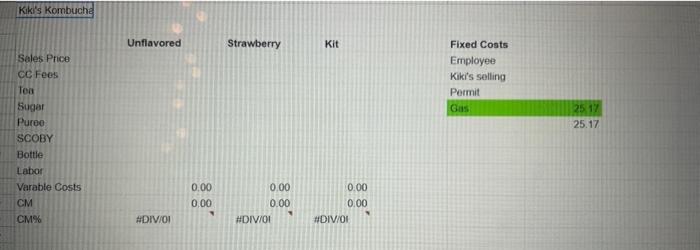 Kiki's Kombucha Kiki Stardust has a business