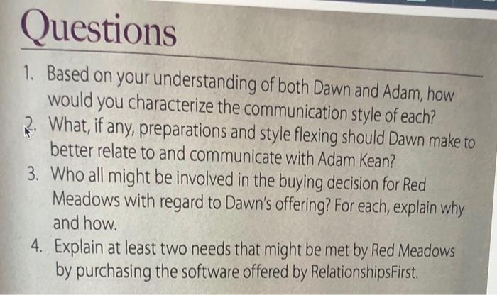 Questions 1. Based on your understanding of both