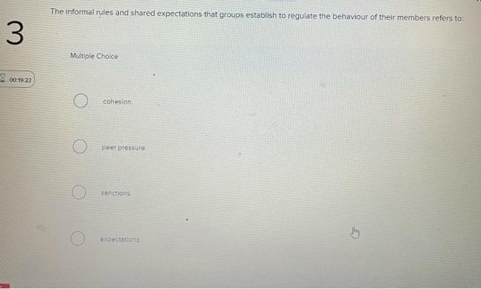 The lowest level of task interdependence is: 1 1.
