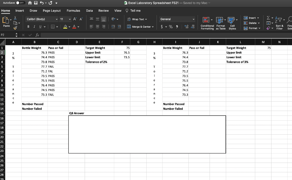 Part 1 Tolerances and Quality Assurance You have