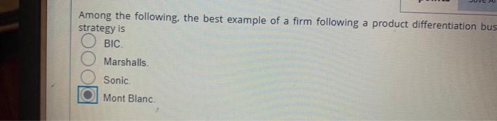 Among the following the best example of a firm