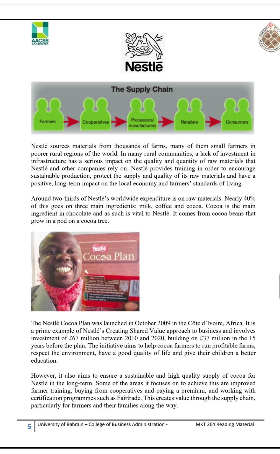 Students are required to read the case thoroughly