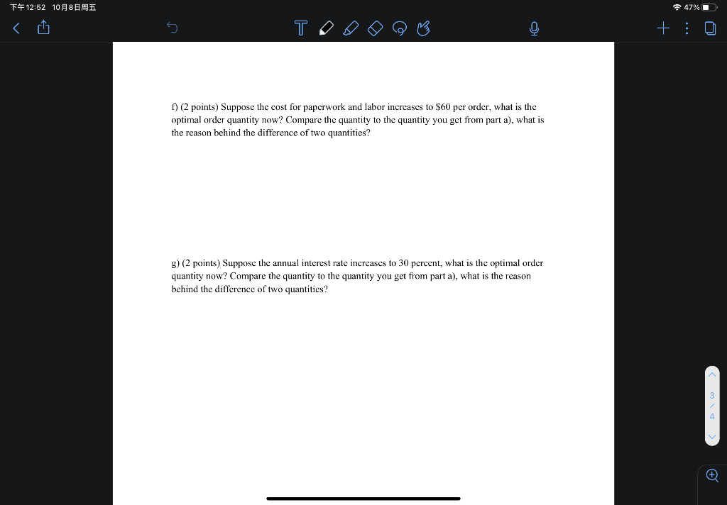 T4 12:52 10 8 47% + : Problem 1 (11 points): A