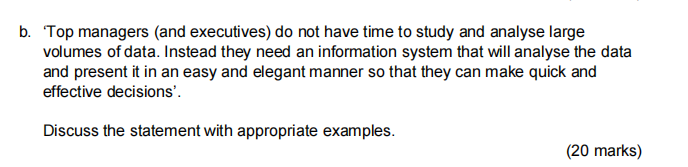 Subject Management Information Systems Hello,