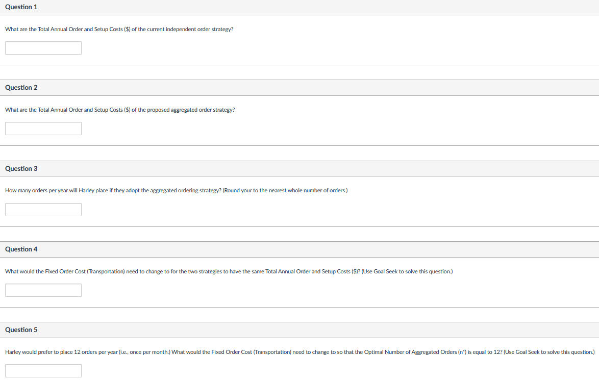 Please show Excel formulas on the yellow boxes