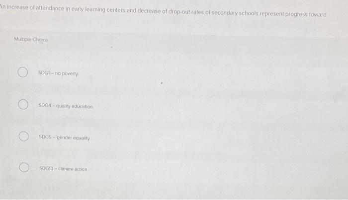 an increase of attendance in early learning