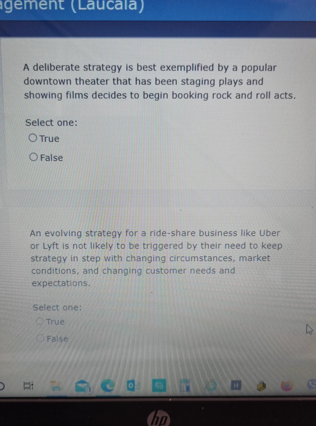 agement (Laucala) A deliberate strategy is best