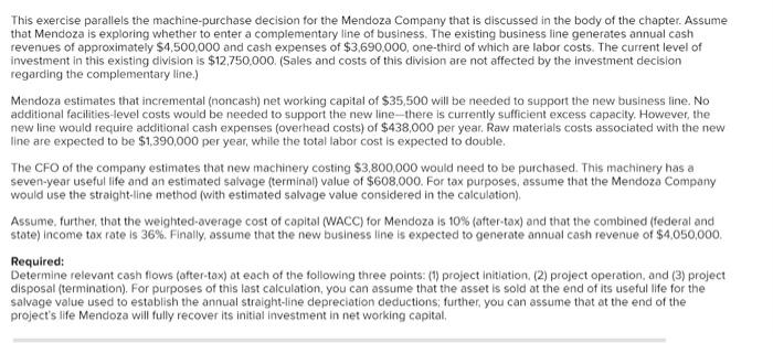 Managment Controls Chapter 12 HW This exercise