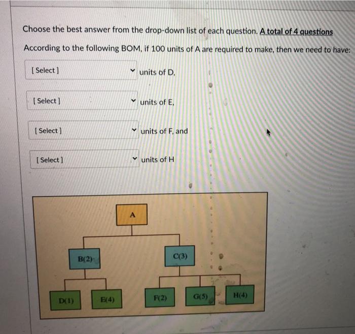 Choose the best answer from the drop-down list of