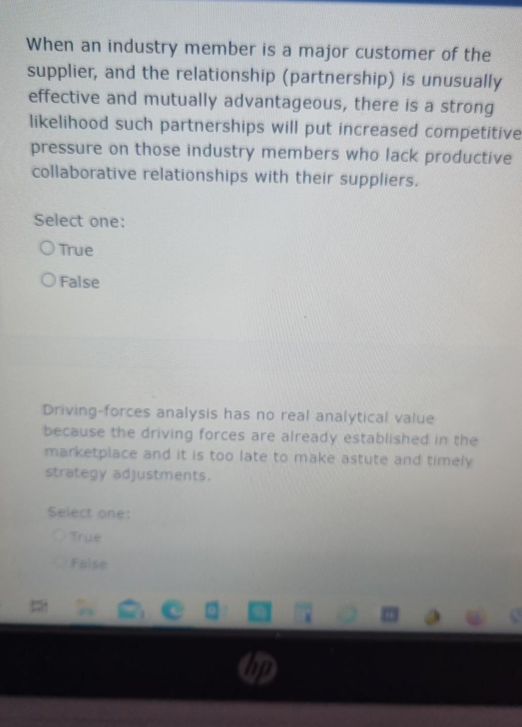 When an industry member is a major customer of