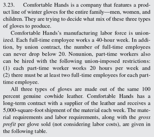 3.23. Comfortable Hands is a company that