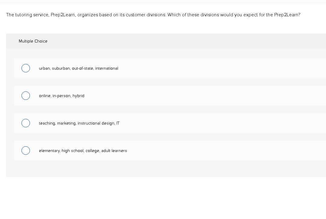 The tutoring service, Prep2Learn, organizes based