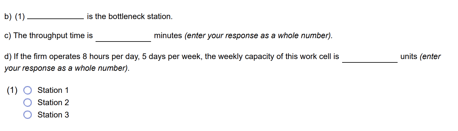 The three-station work cell illustrated in the