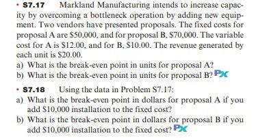 1 Breakeven Analysis Crossover/Cost-volume