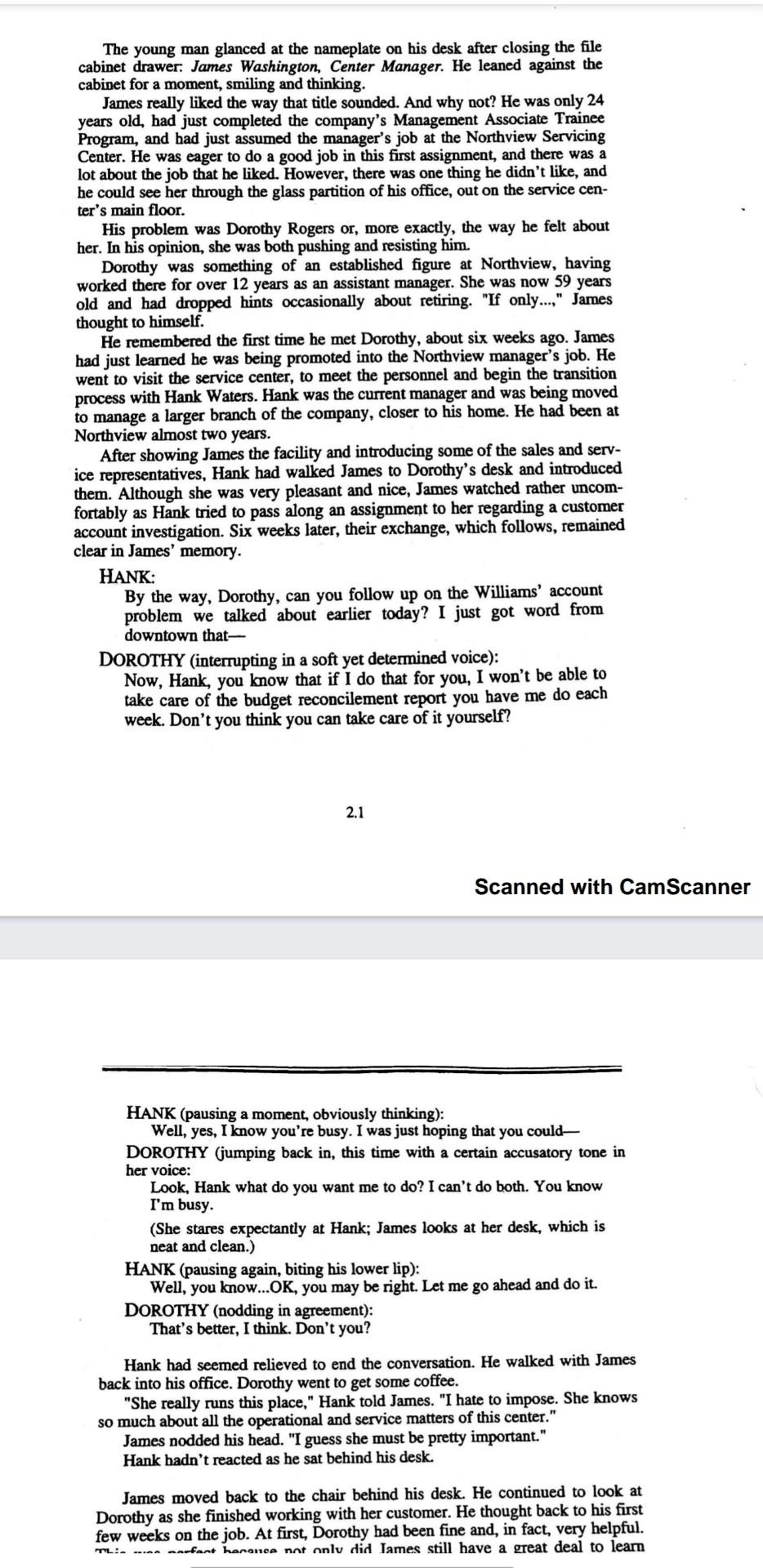 The young man glanced at the nameplate on his