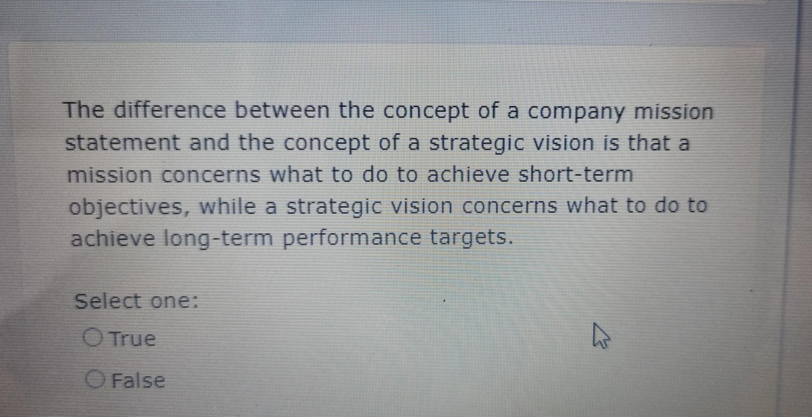 The difference between the concept of a company