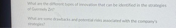 What are the different types of innovation that
