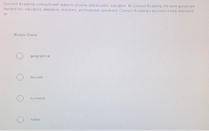 Connect Academy contracts with states to provide
