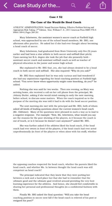 What are the essential elements of this scenario?