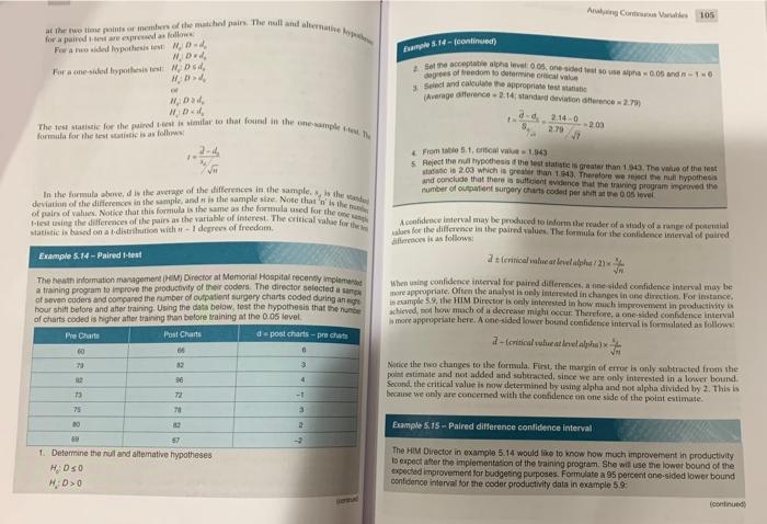 Paired T-test subject. Typically, the