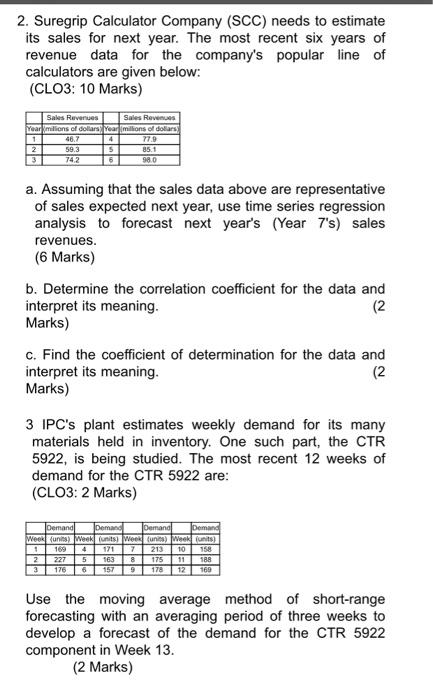 1. A small hospital is planning for future needs