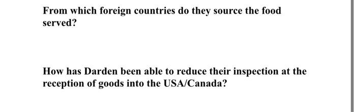 From which foreign countries do they source the