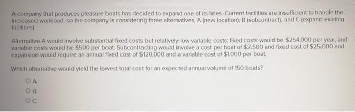 A company that produces pleasure boats has